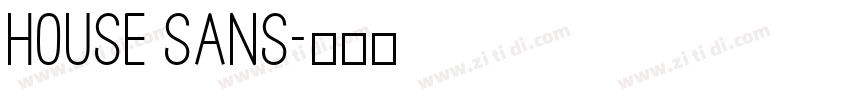 House Sans字体转换